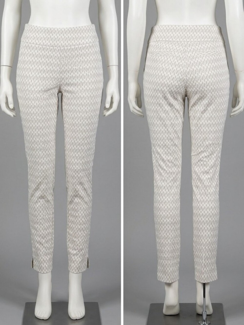Margaret M Slimming Pant | Geometric Diamond Print